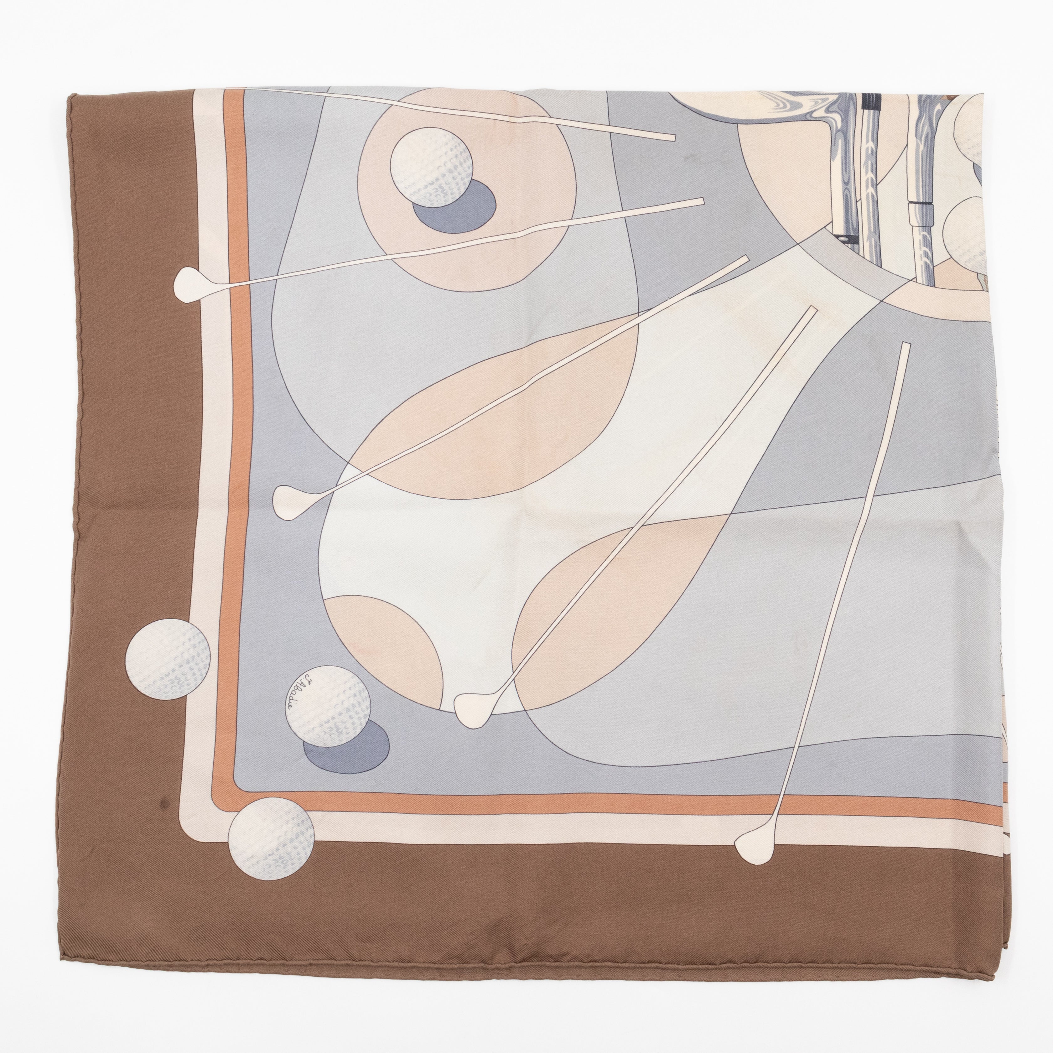 Vintage Silk Scarf 90 Swing