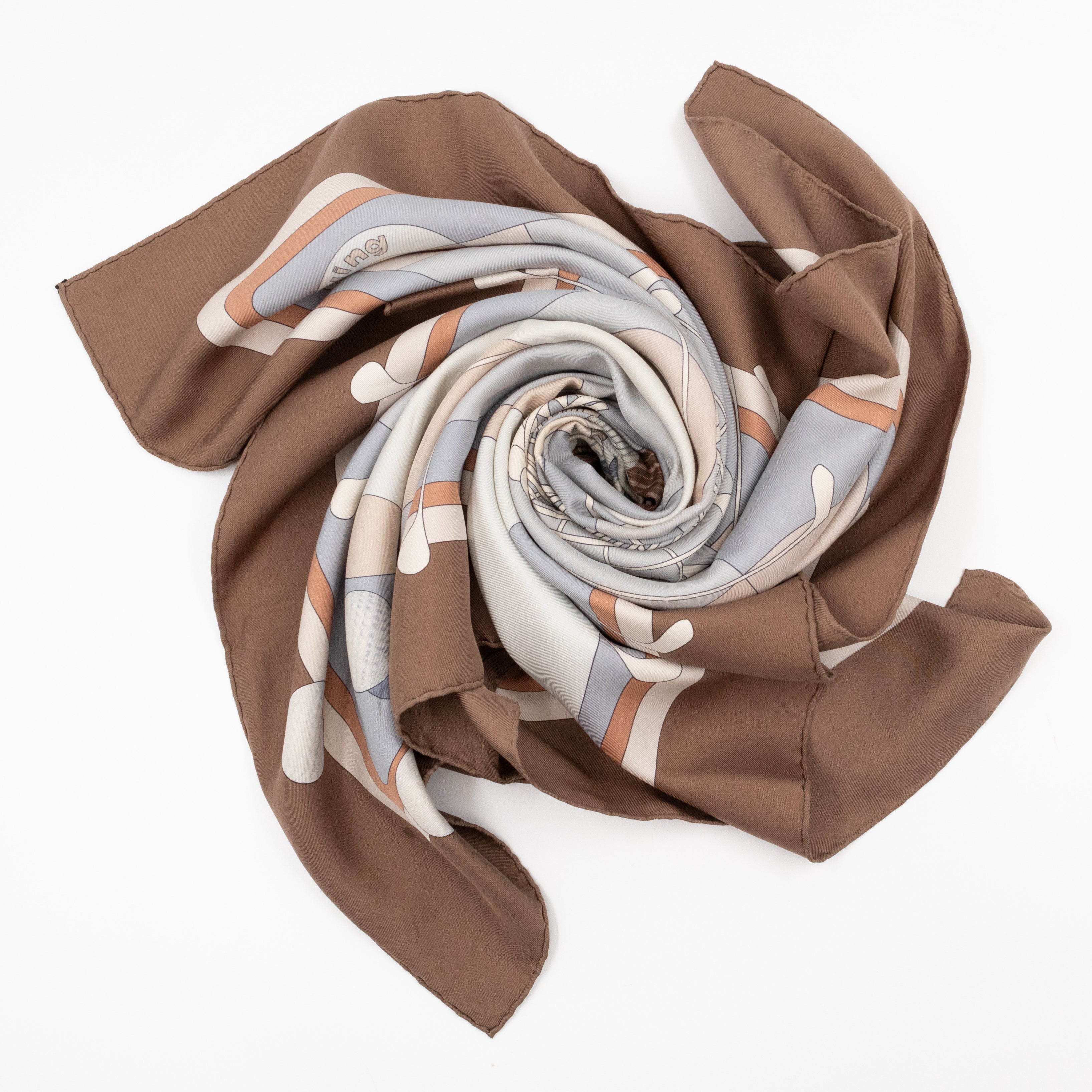 Vintage Silk Scarf 90 Swing