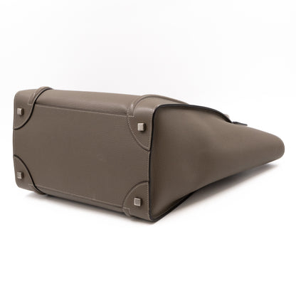 Mini Luggage Souris Taupe Leather