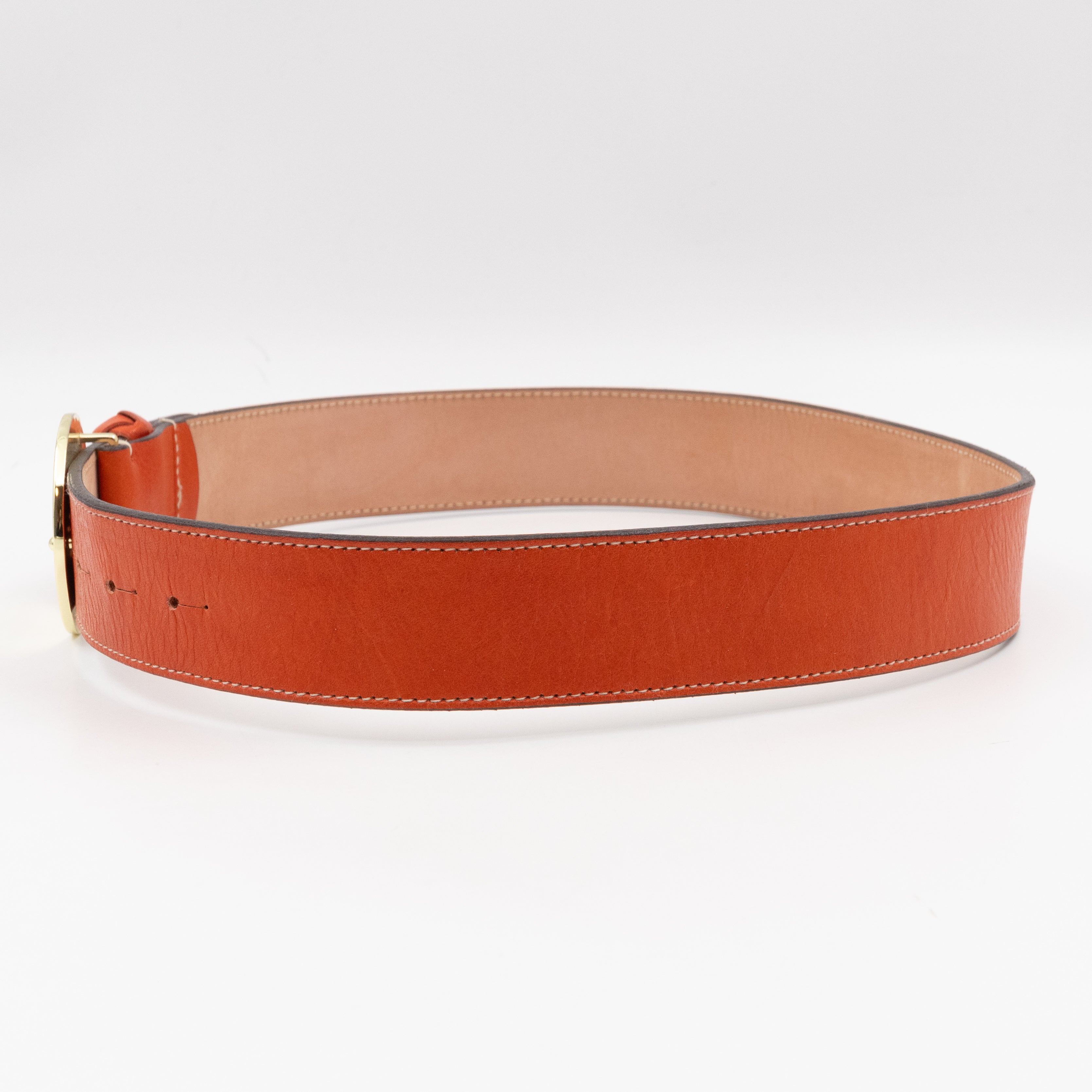 Daria Burnt Orange Leather Belt 70/28