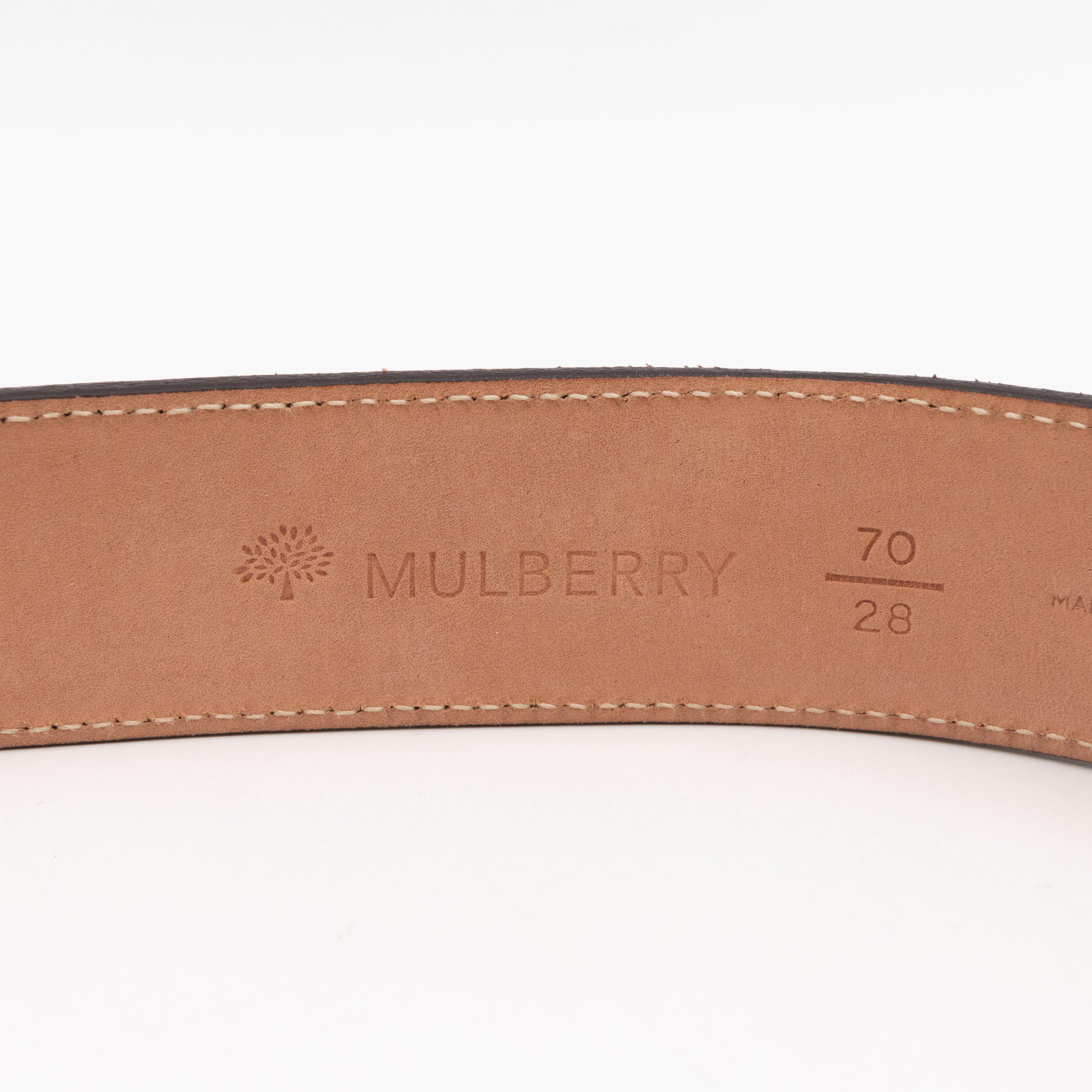 Daria Burnt Orange Leather Belt 70/28