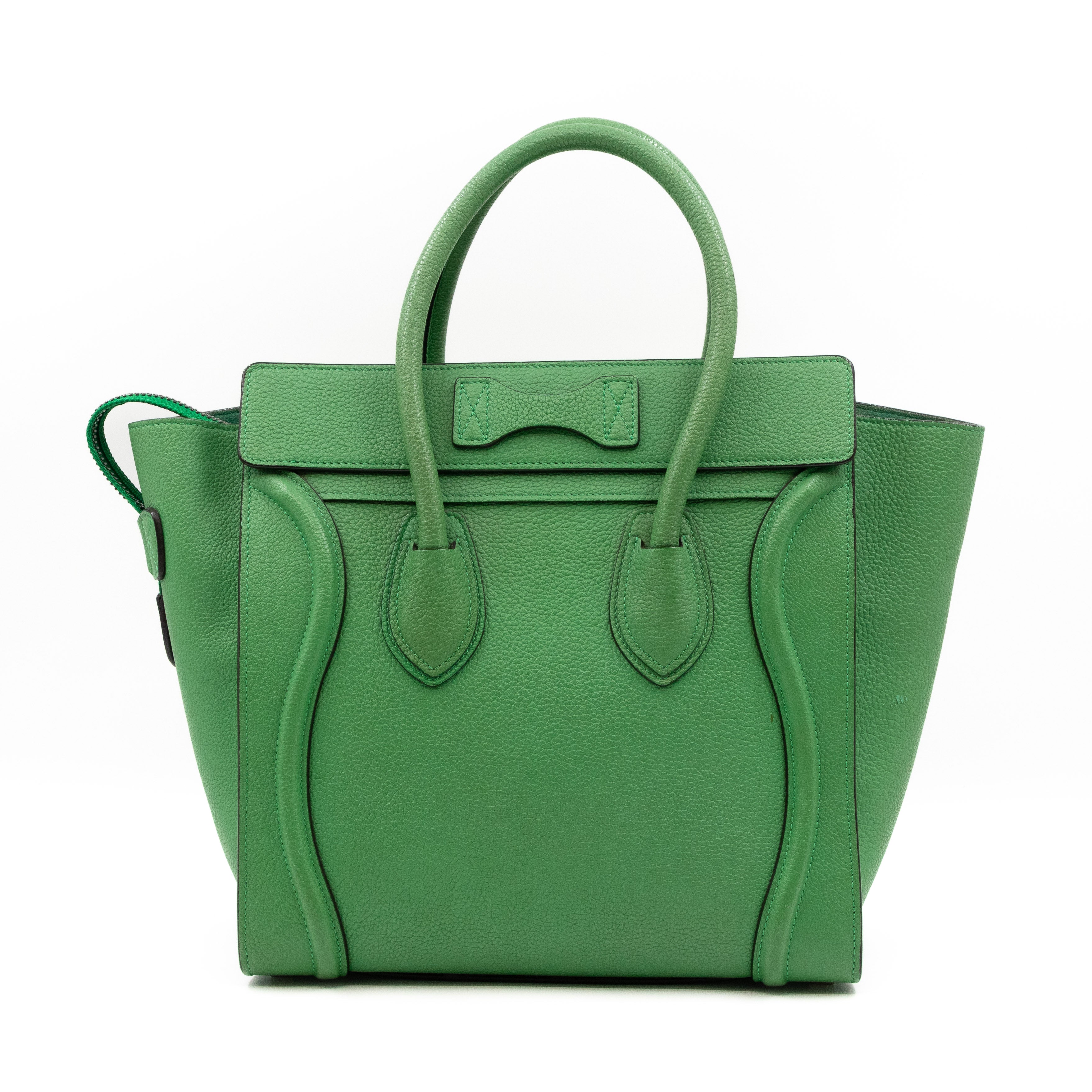 Celine luggage clearance green