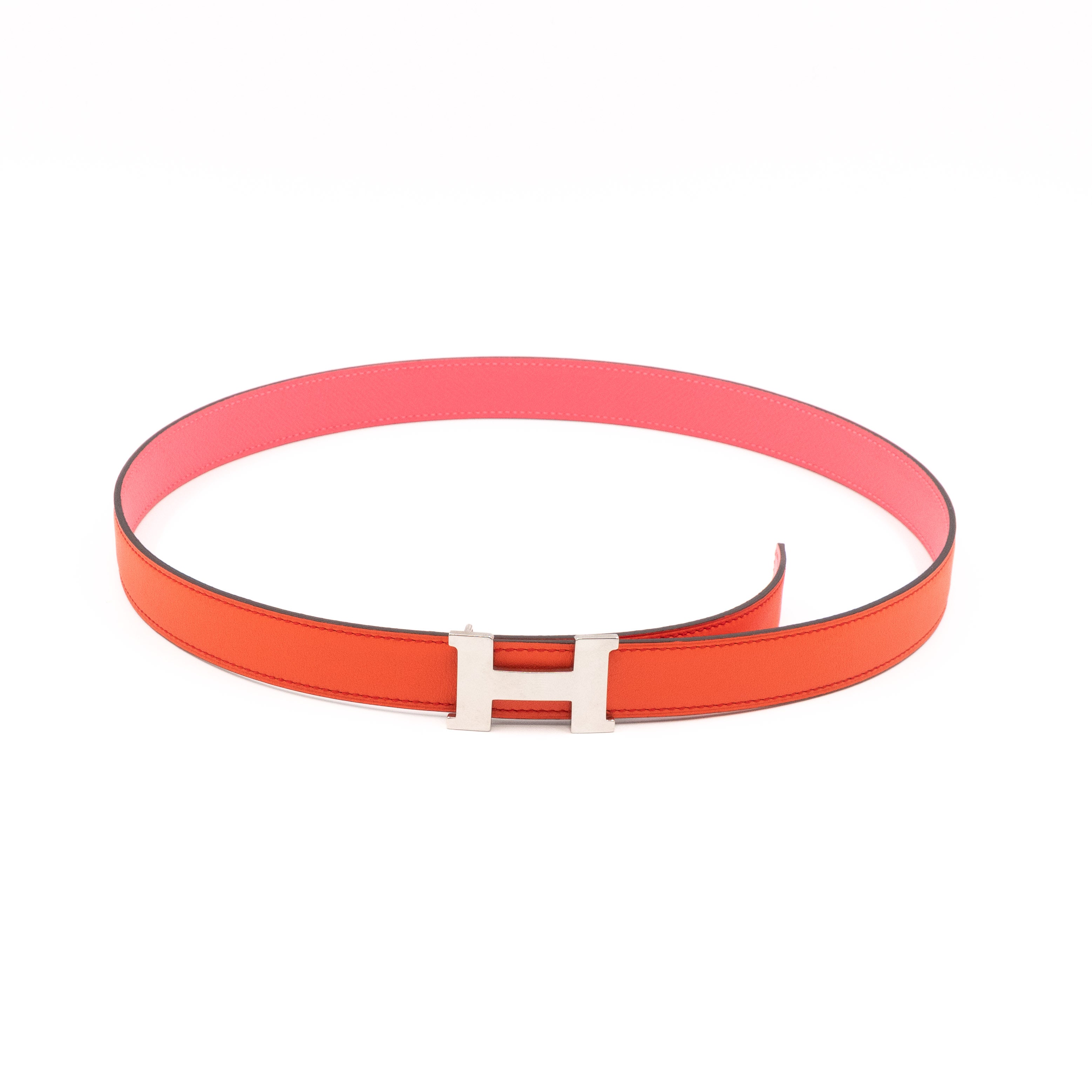 Mini Constance Buckle & Reversible Leather Belt 80 cm