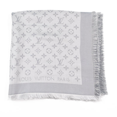 Monogram Shine Shawl Glacier