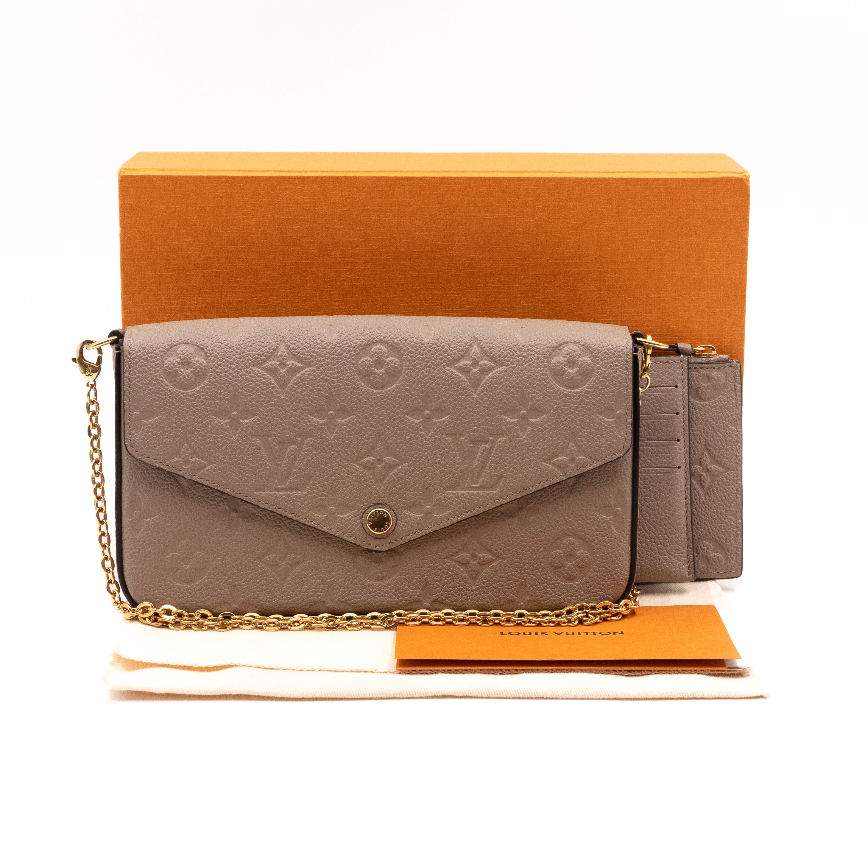 Pochette Felicie Monogram Empreinte Dune