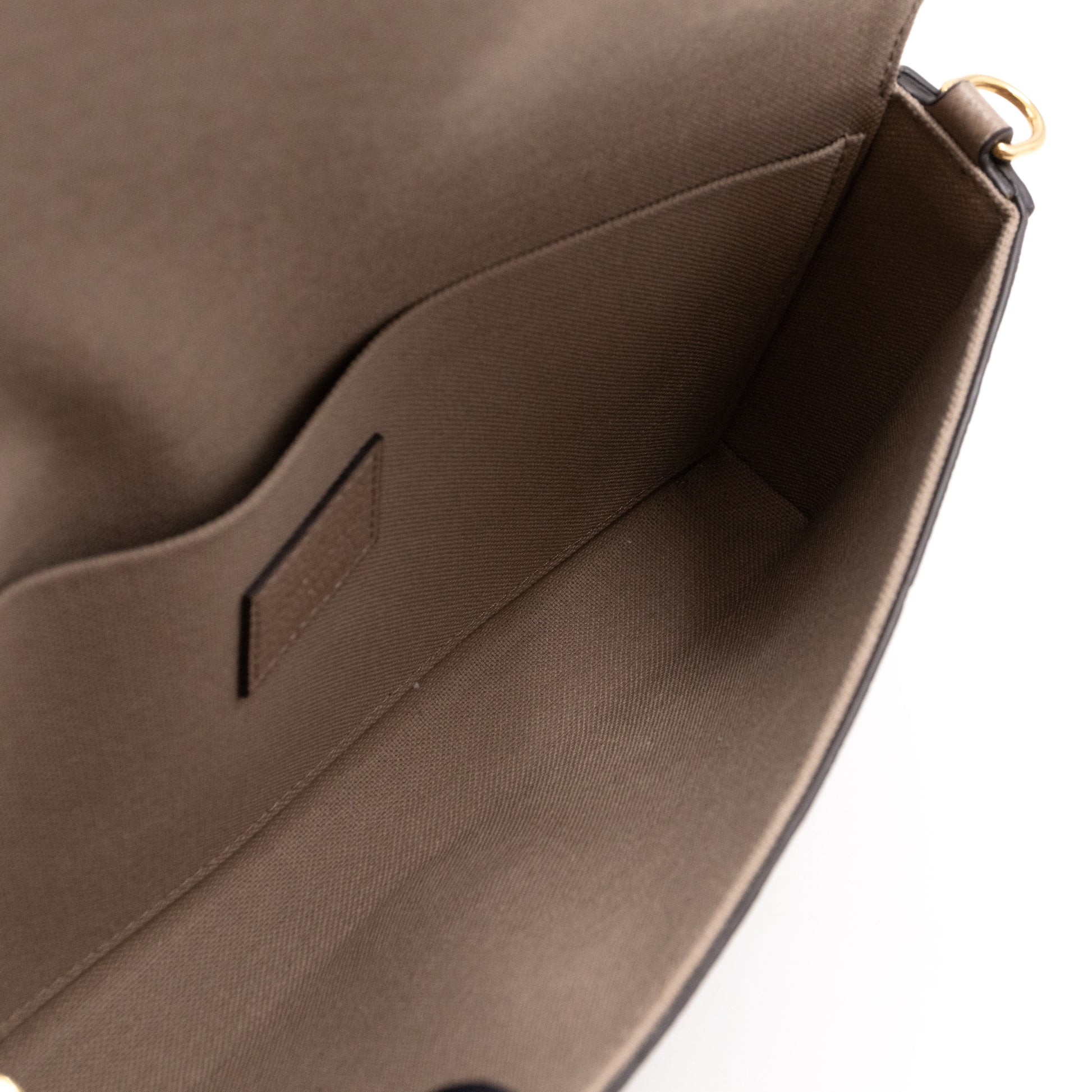 Louis Vuitton LV Felicie pochette dune Beige Leather ref.500316