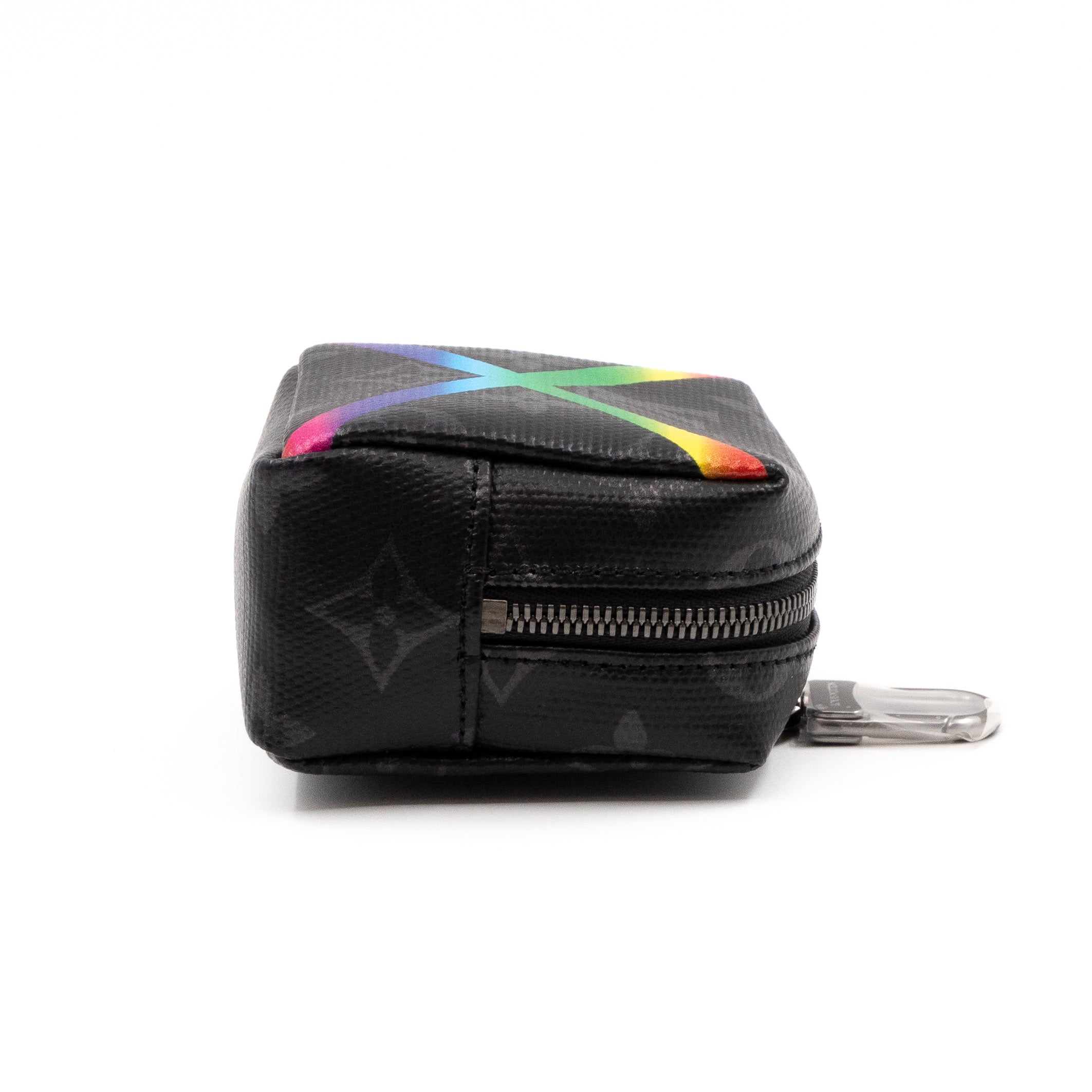 Rainbow louis vuitton key pouch hot sale