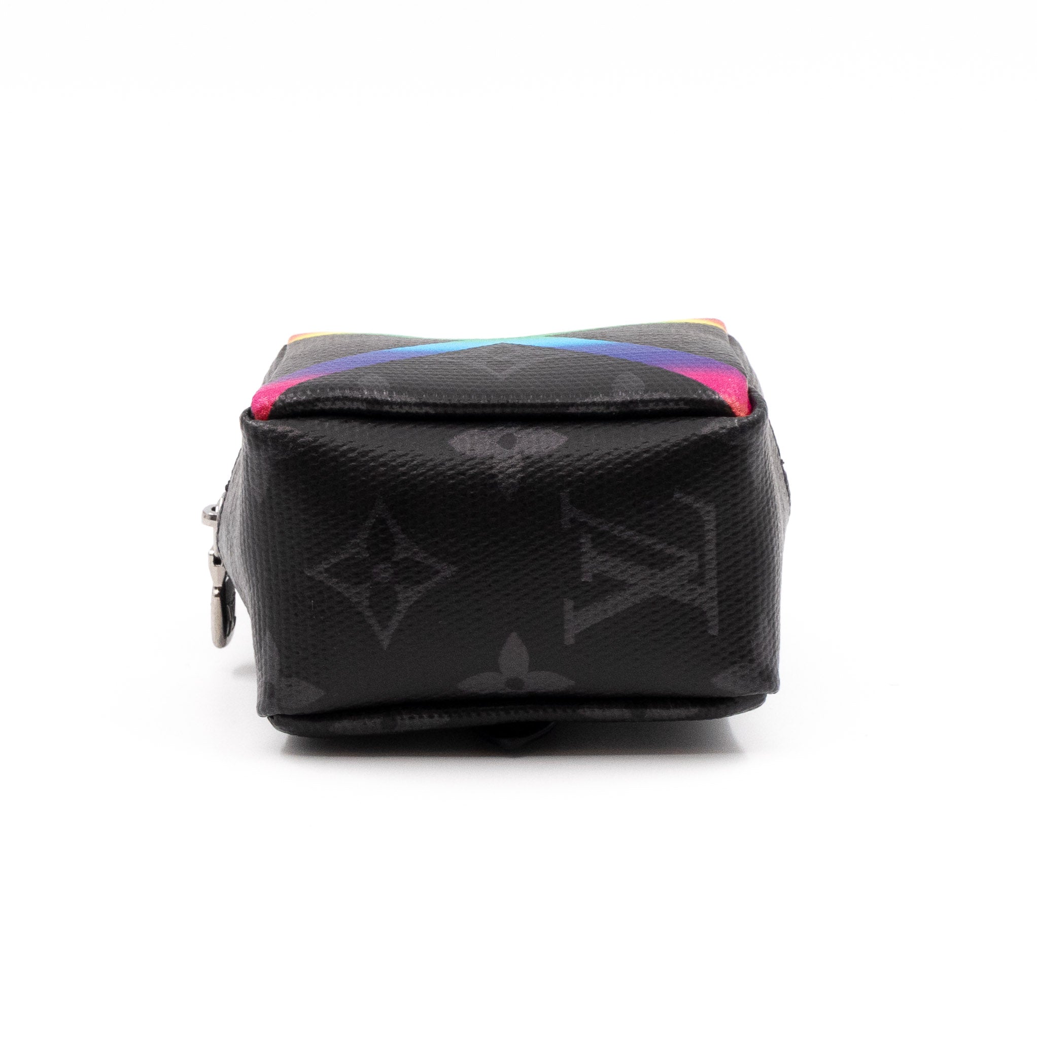 Rainbow Box Pouch Bag Charm Key Ring Monogram Eclipse