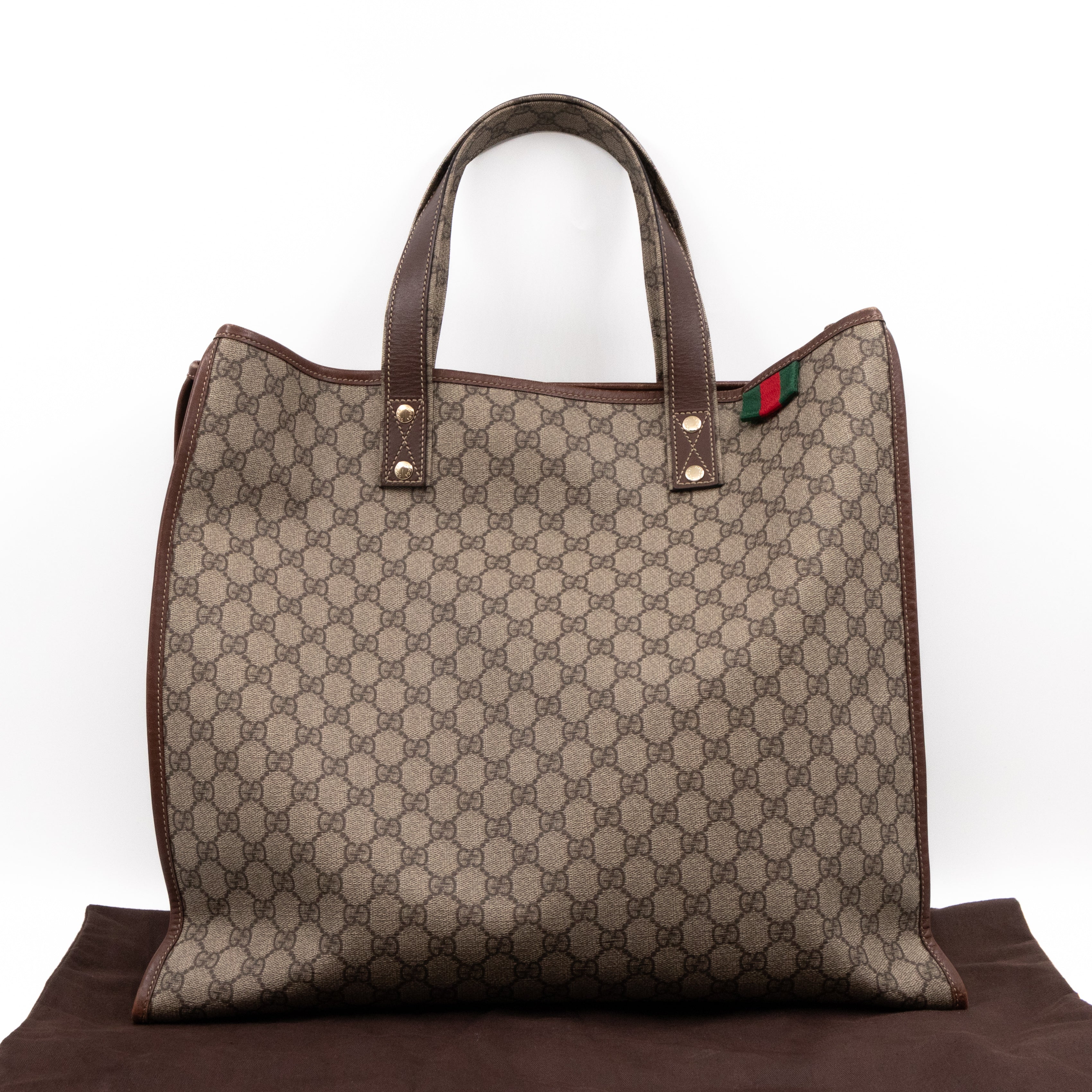 Signature Web Loop Medium Tote GG Supreme
