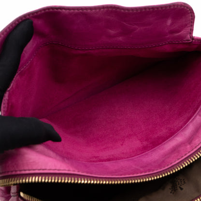 Mabel Mini Fuchsia Antique Leather