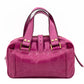 Mabel Mini Fuchsia Antique Leather
