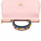 Sicily Small Dauphine Leather Light Pink