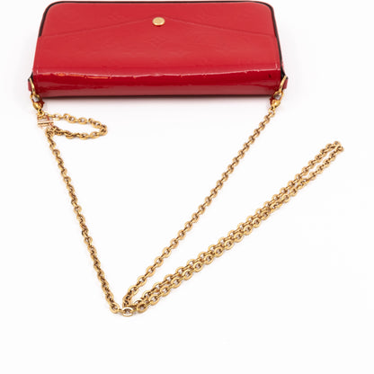 Pochette Felicie Vernis Red