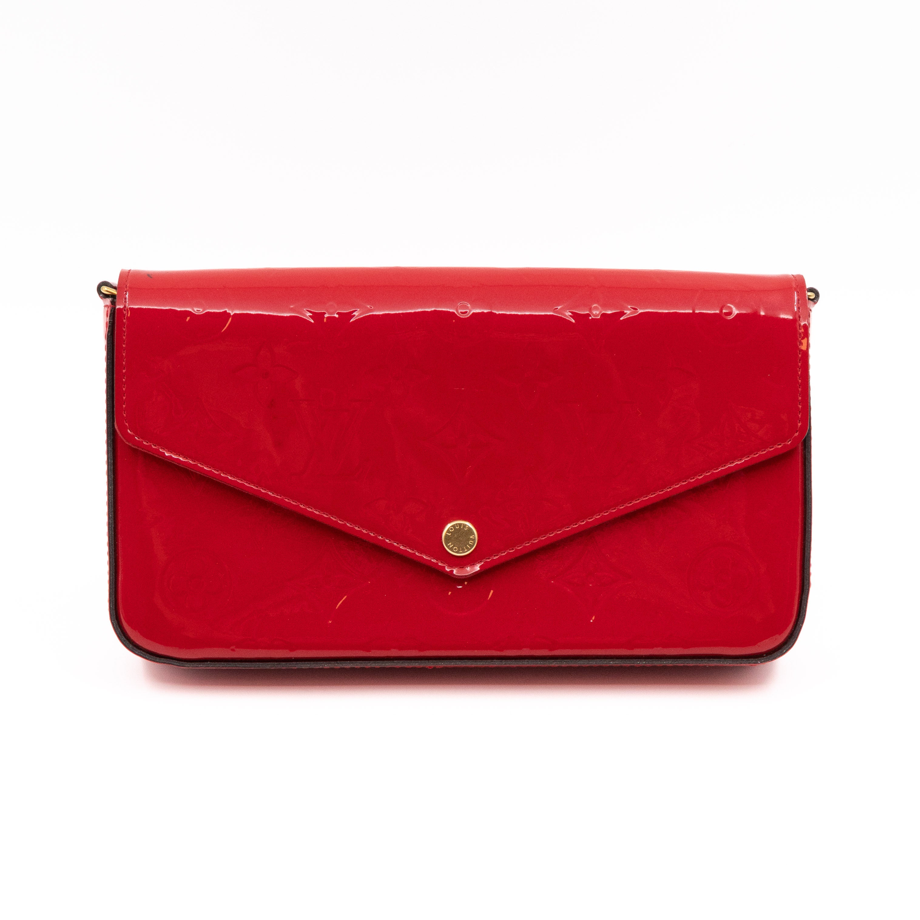 Pochette Felicie Vernis Red