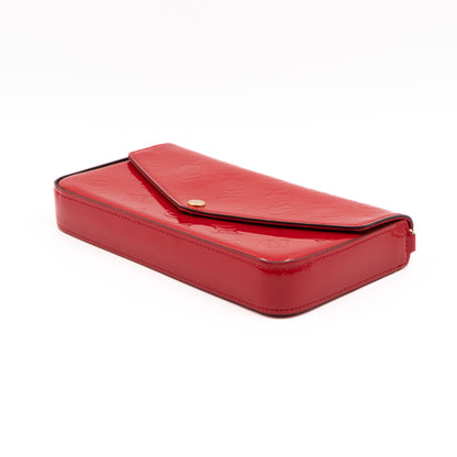 Pochette Felicie Vernis Red