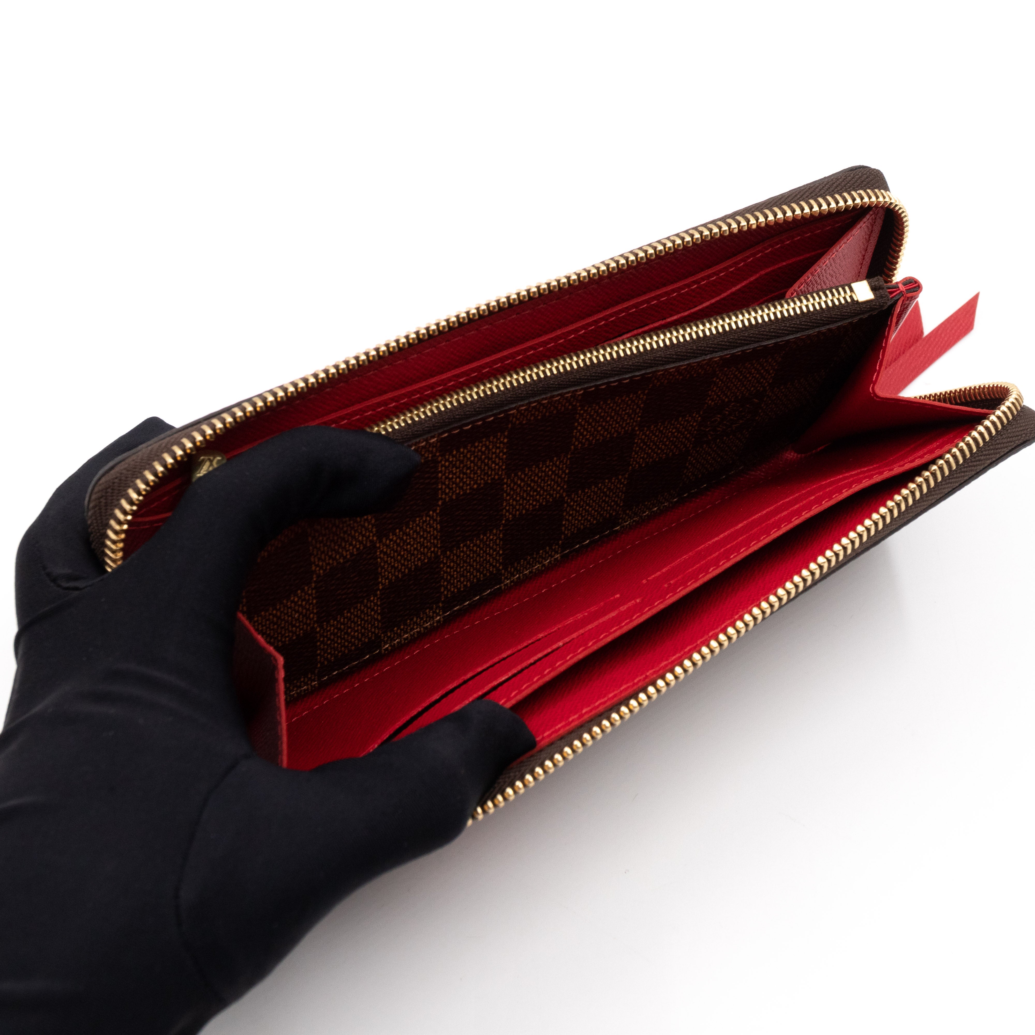 Clemence Wallet Damier Ebene Patches
