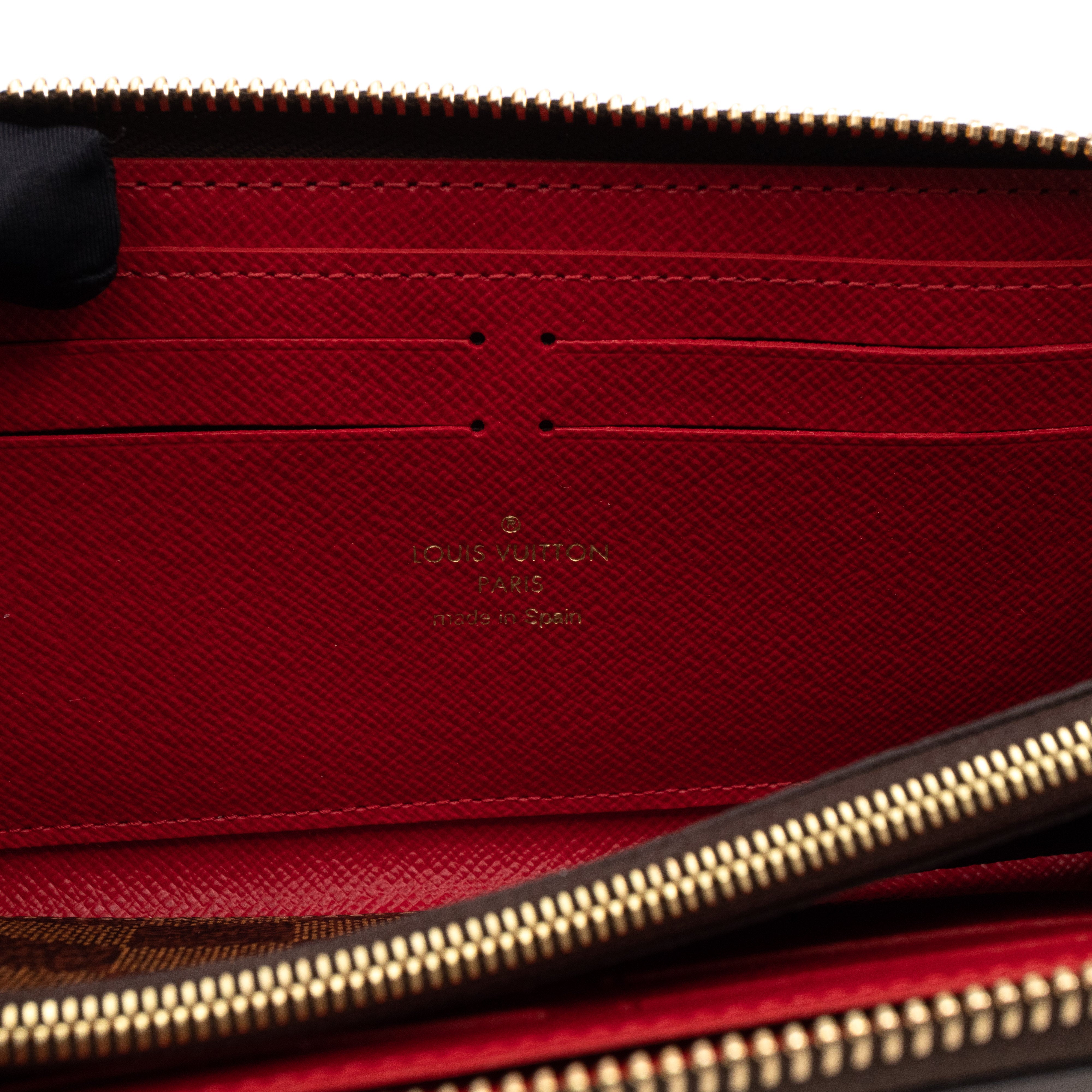 Clemence Wallet Damier Ebene Patches