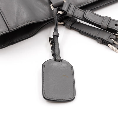 Shopping Tote Grey Soft Calfskin