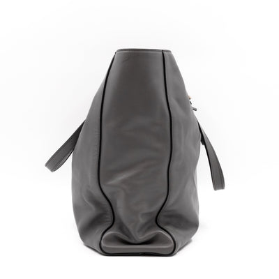 Shopping Tote Grey Soft Calfskin