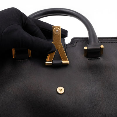 Small Cabas Chyc Black Leather