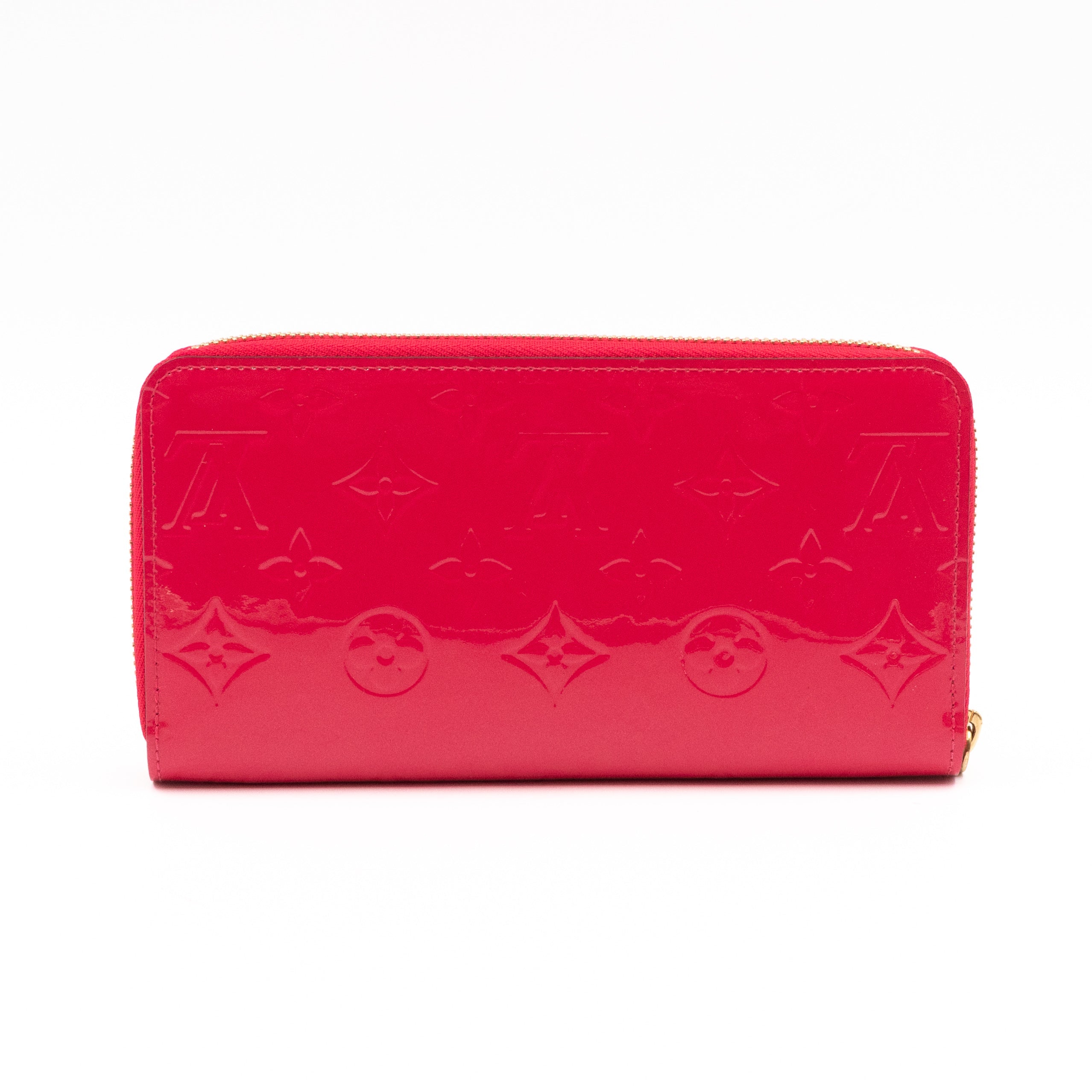 Zippy Wallet Vernis Hot Pink