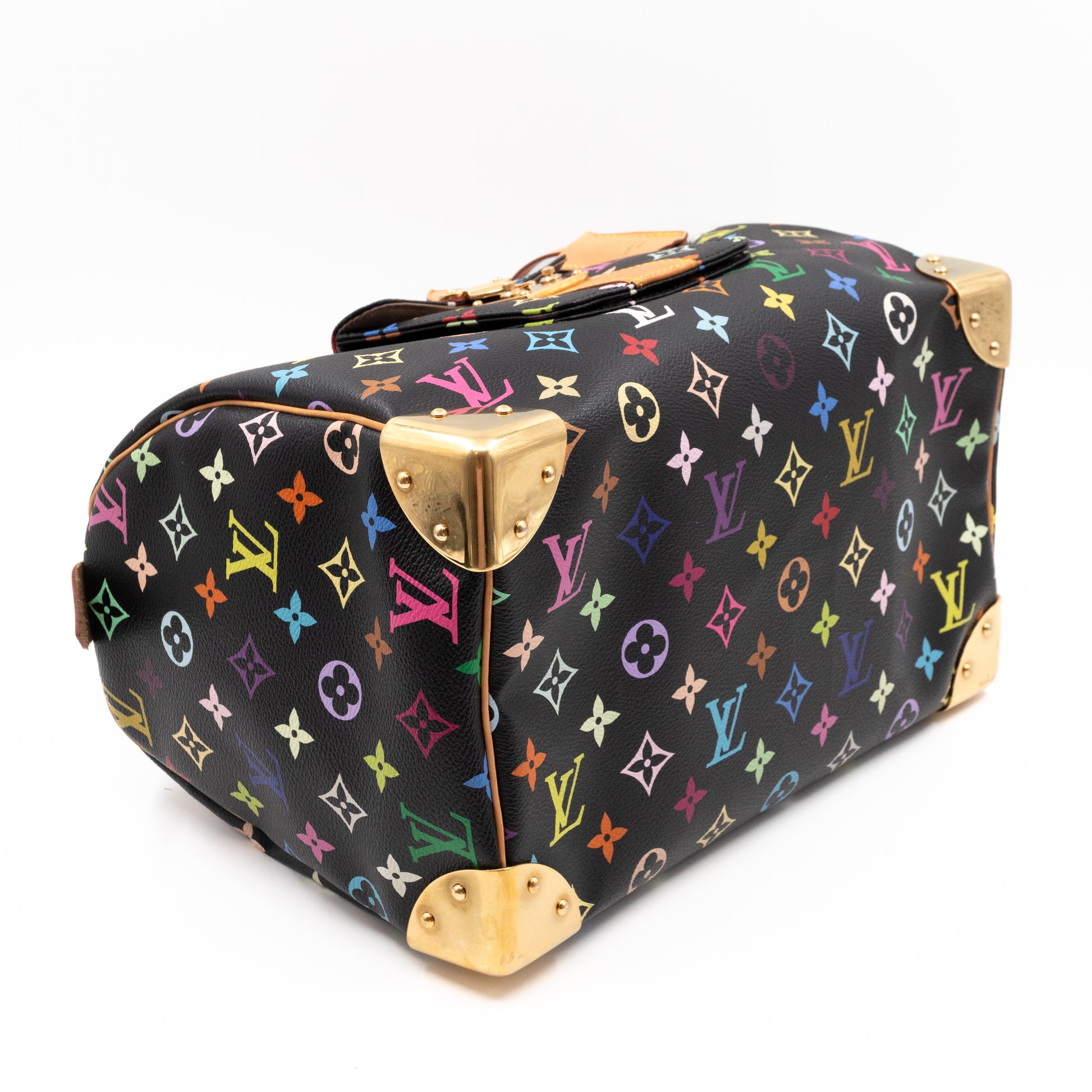 Louis Vuitton Monogram Multicolor Speedy 30 Black