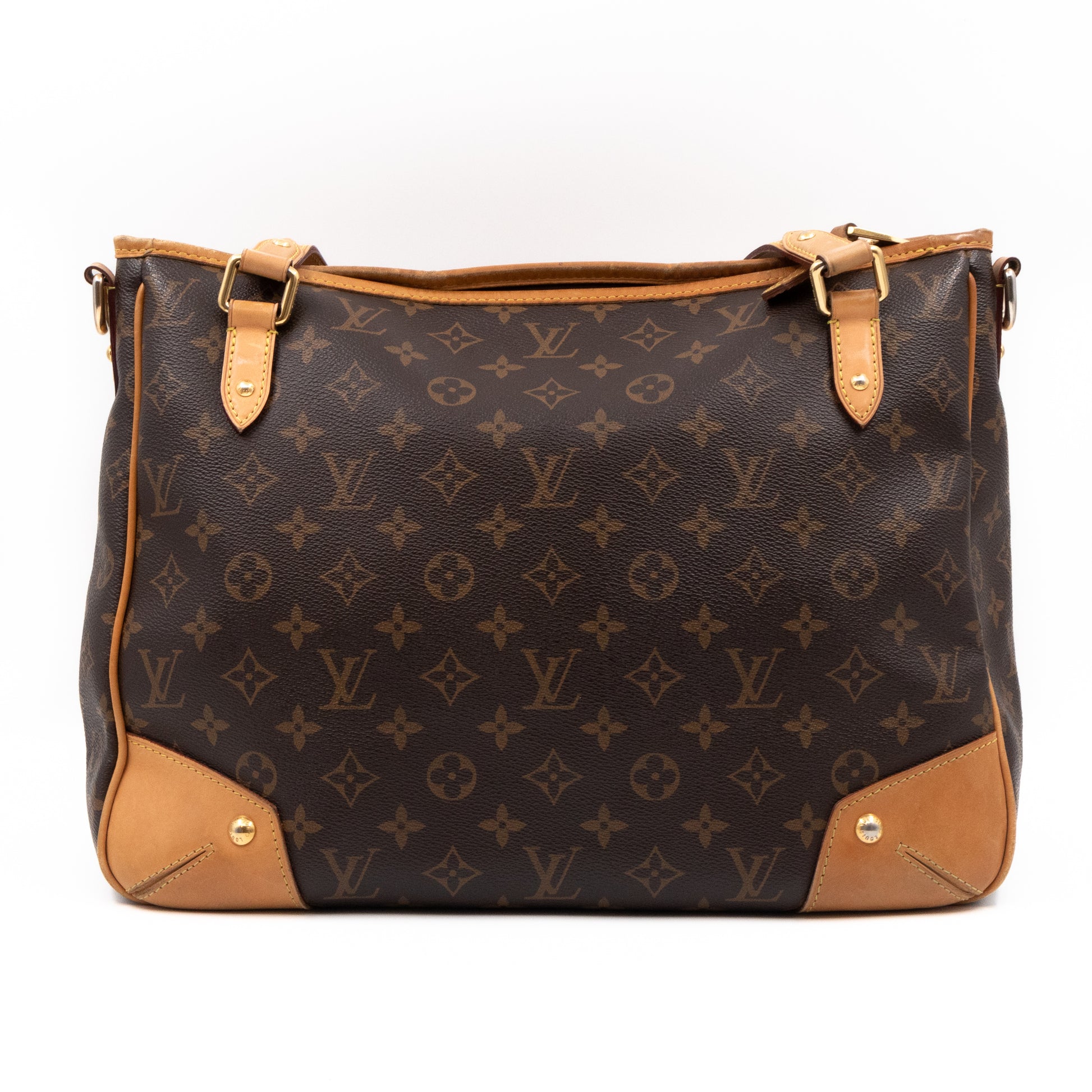 Louis Vuitton Estrela mm Monogram Canvas Shoulder Bag Brown