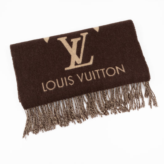 Louis Vuitton Monogram Reykjavik Cashmere Scarf - Blue Scarves and