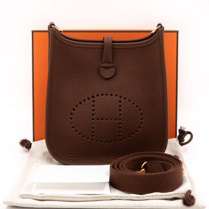 Evelyne 16 Mini Cacao Leather