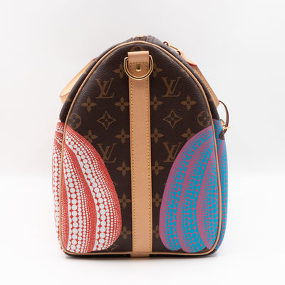 Keepall 45 Bandouliere LV x YK Monogram Pumpkin