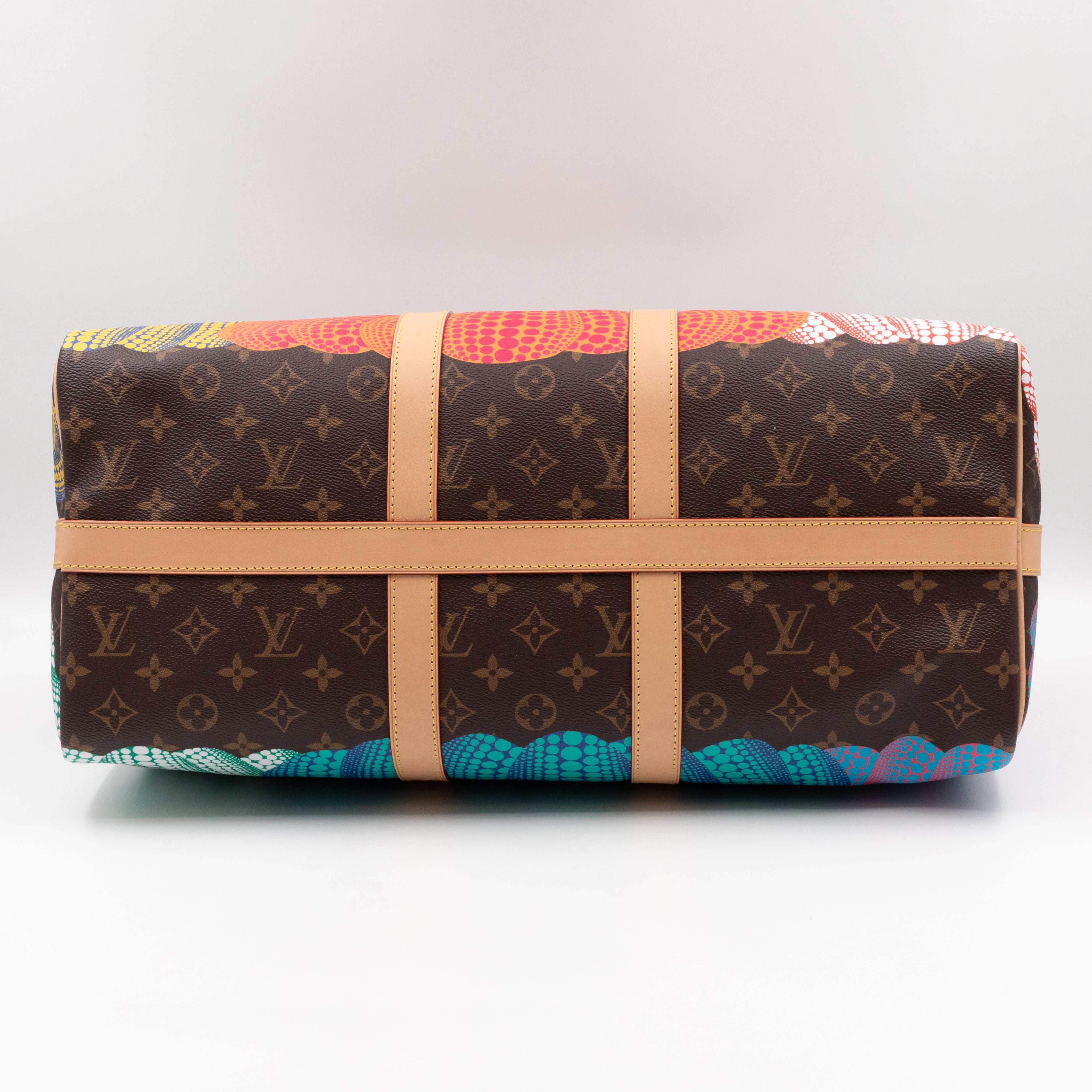 Keepall 45 Bandouliere LV x YK Monogram Pumpkin