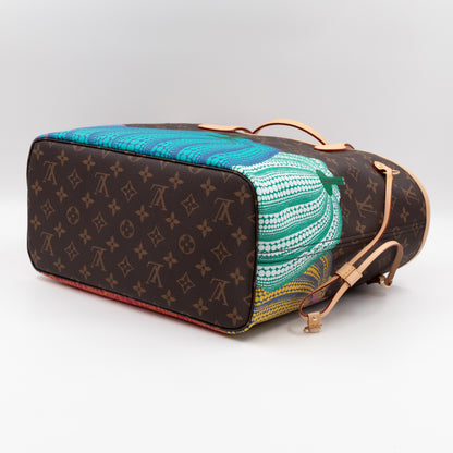 Neverfull MM LV x YK Monogram Pumpkins