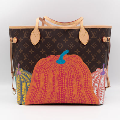 Neverfull MM LV x YK Monogram Pumpkins