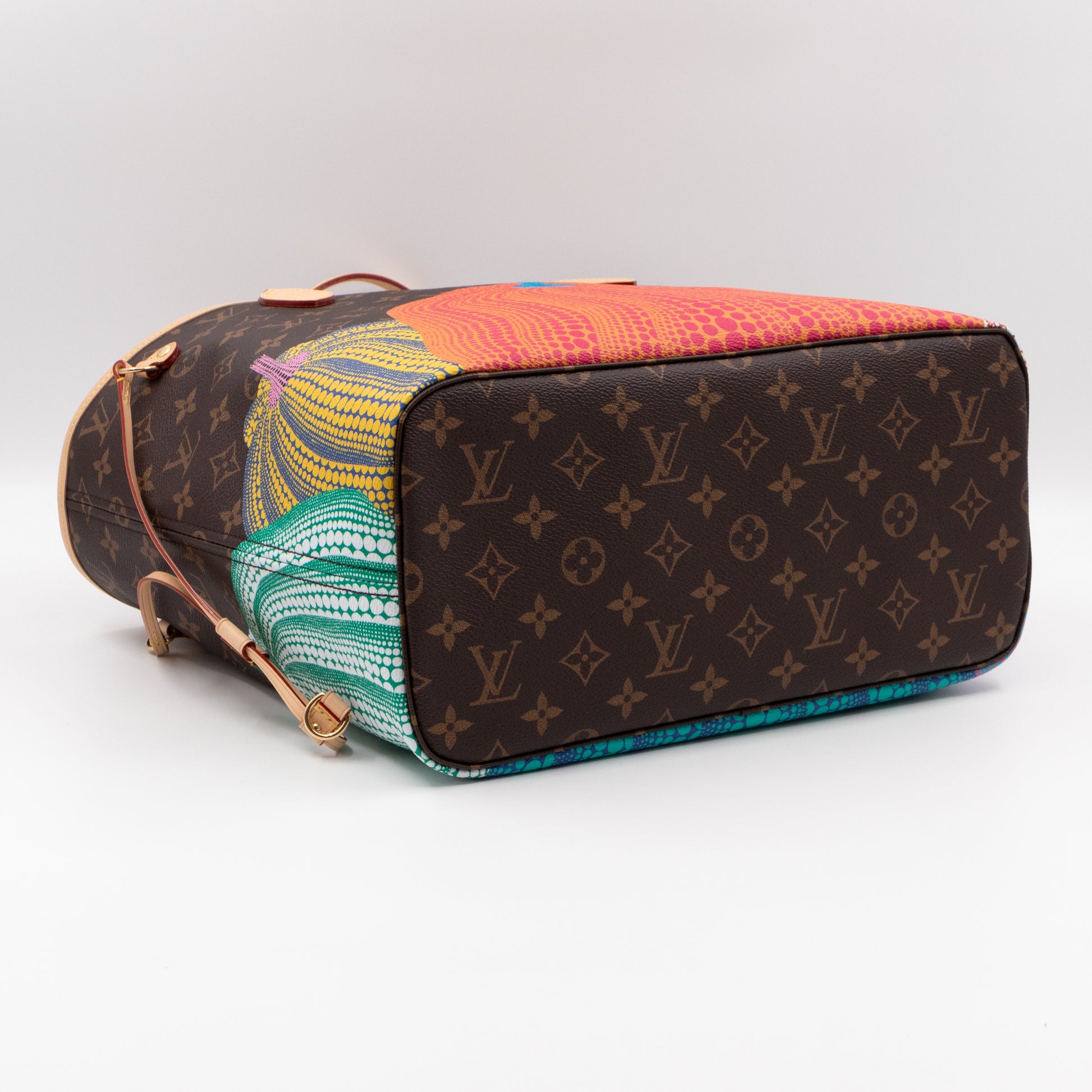 Louis Vuitton LV x YK Neverfull MM Pumpkin Print in Monogram Coated Canvas  with Gold-tone - GB