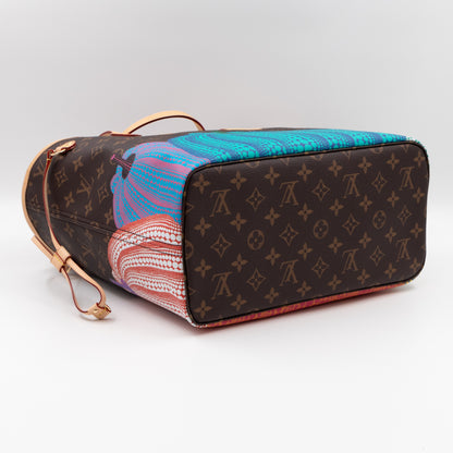 Neverfull MM LV x YK Monogram Pumpkins