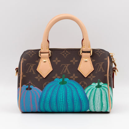 Speedy 20 Bandouliere LV x YK Monogram Pumpkins