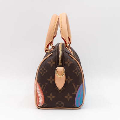 Speedy 20 Bandouliere LV x YK Monogram Pumpkins