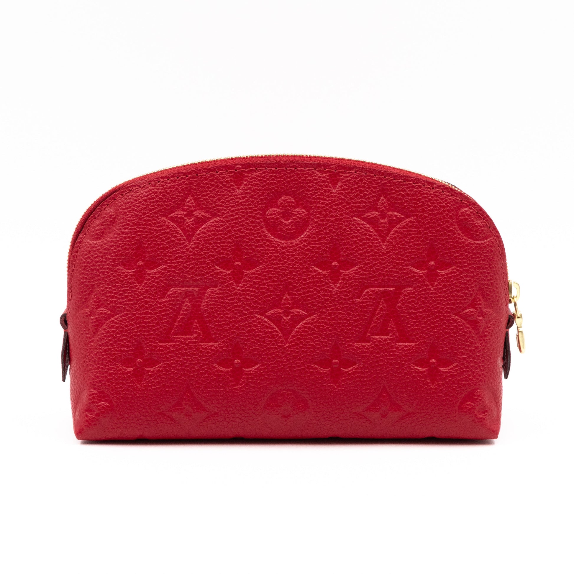 Louis Vuitton – Louis Vuitton Cosmetic Pouch PM Monogram Empreinte Scarlet  – Queen Station