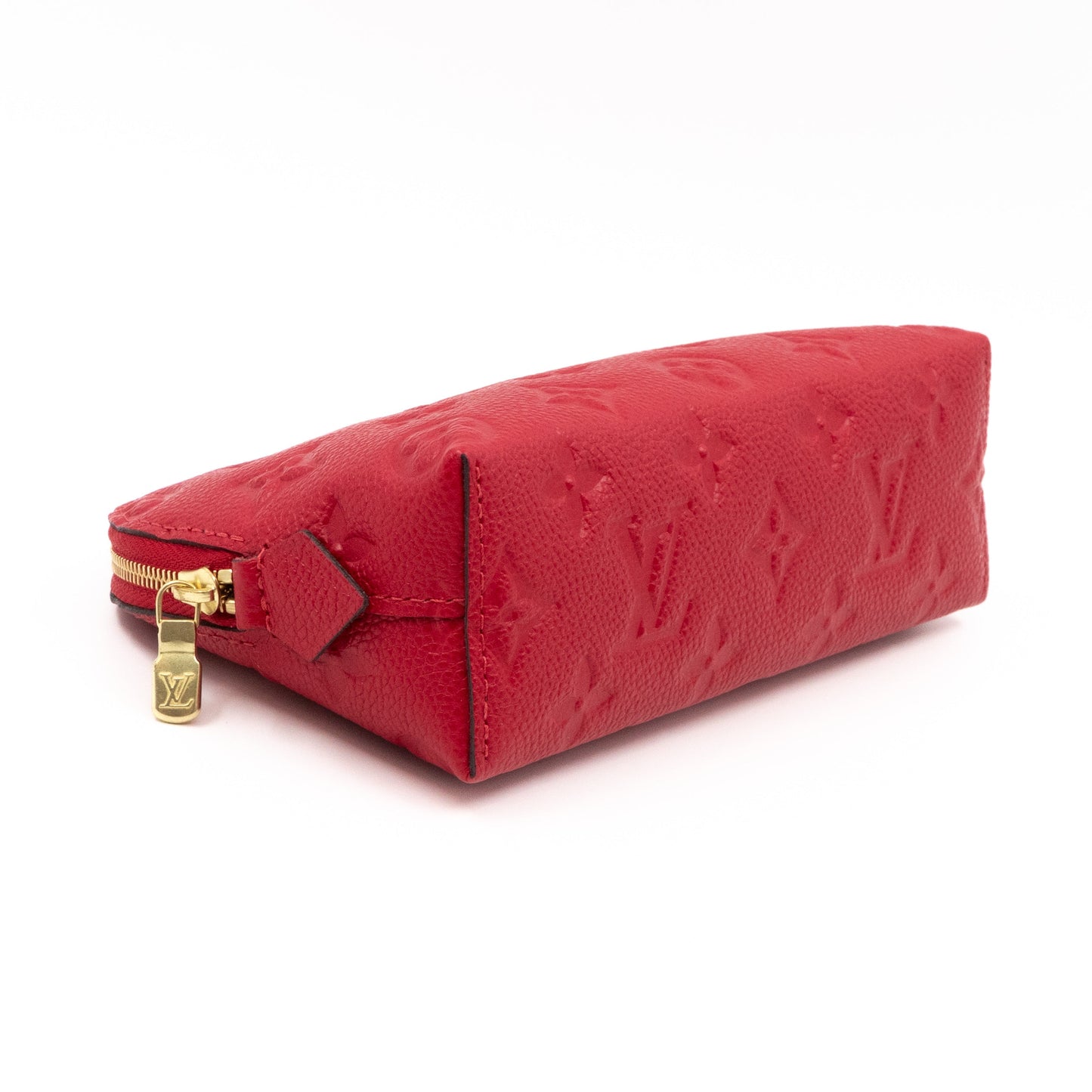 Louis Vuitton Empreinte Cosmetic Pouch Scarlet Pristine - BougieHabit