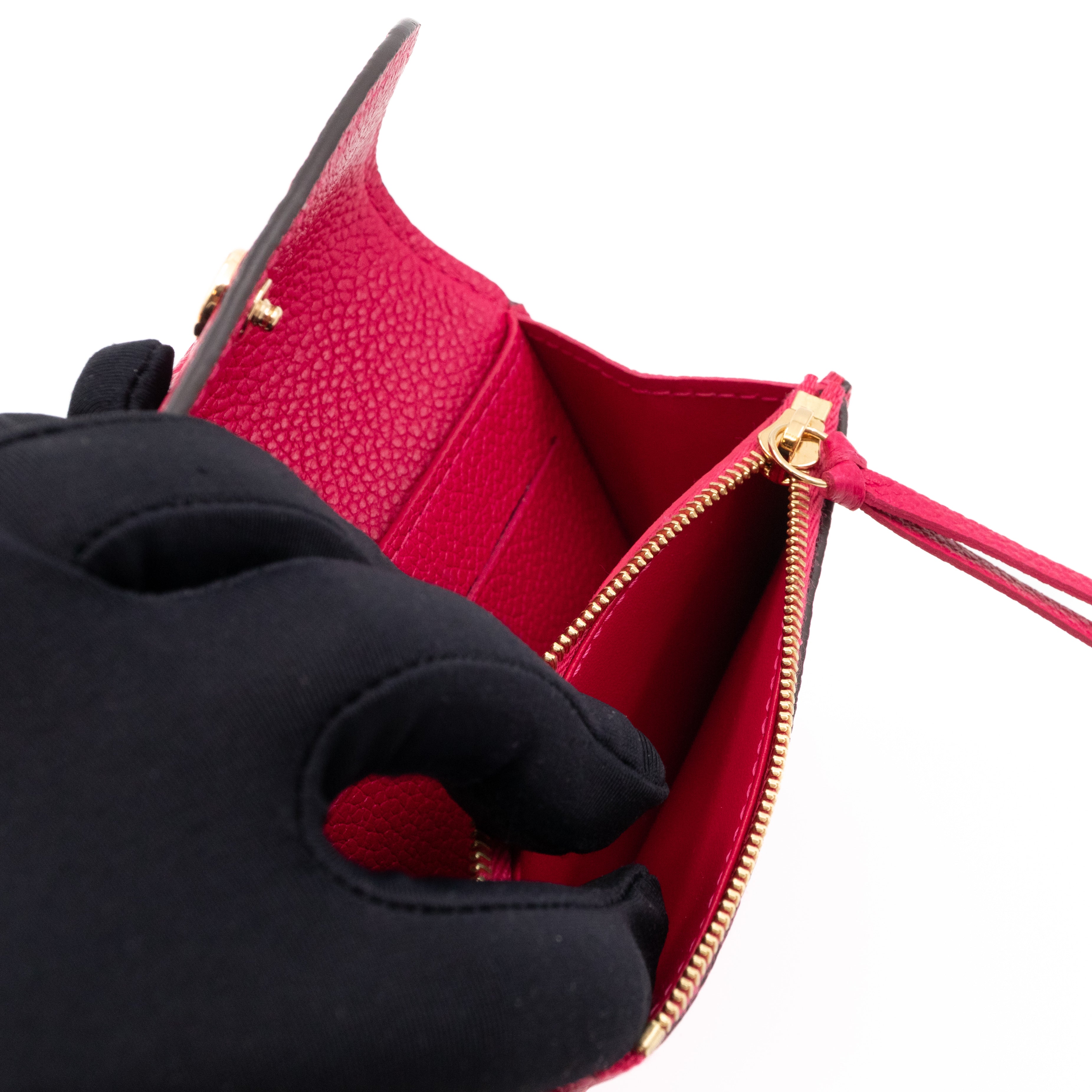 Rosalie Coin Purse Monogram Empreinte Rose Pondichery