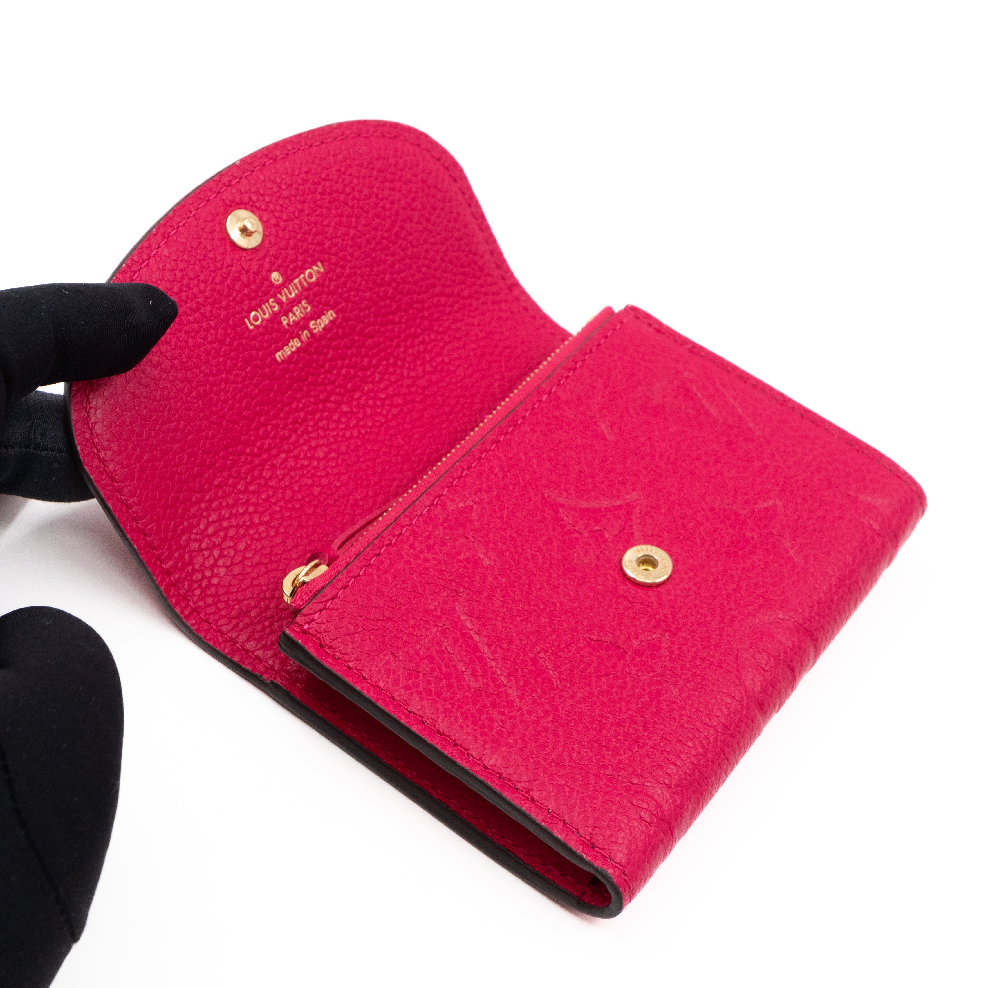 Rosalie Coin Purse Monogram Empreinte Rose Pondichery