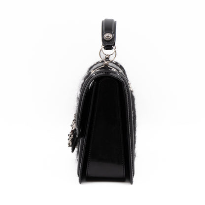 DG Amore Bag Tweed & Leather Black