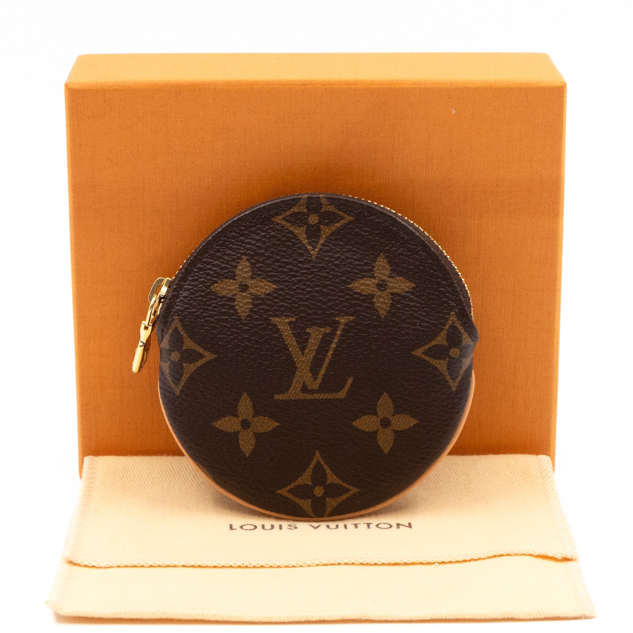 Round Coin Purse Monogram