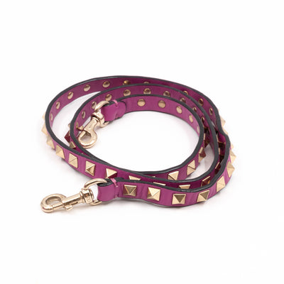 Rockstud Trapeze Tote Pink Leather