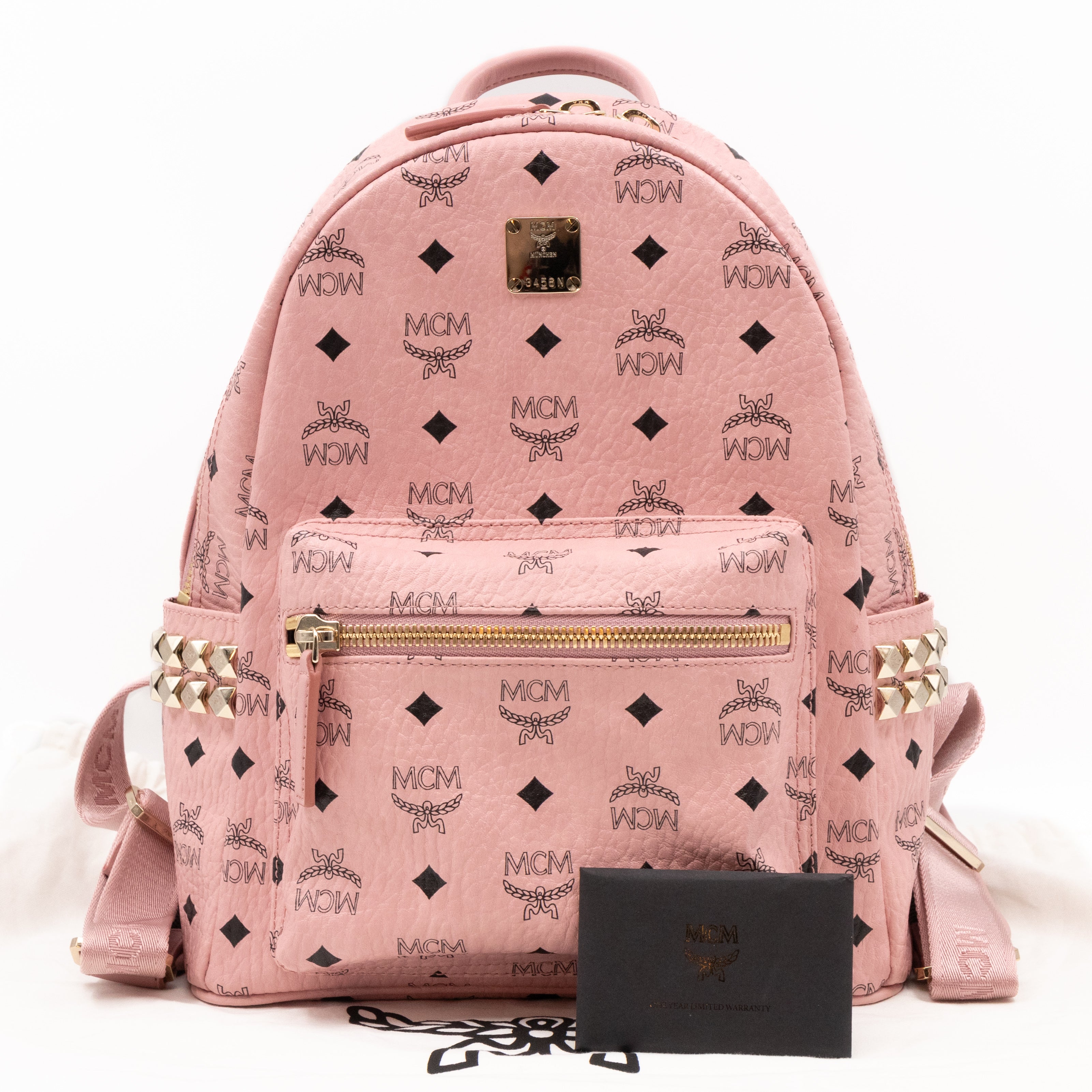 Pink 2024 bebe backpack