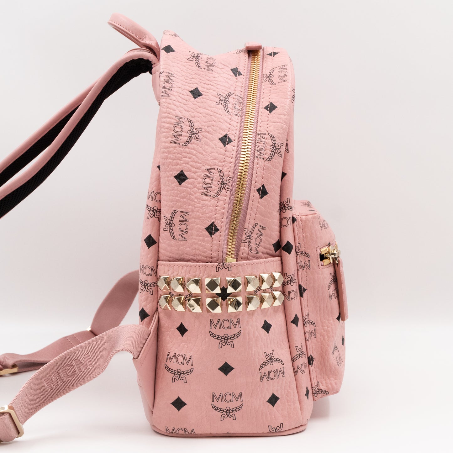 Stark Bebe Boo Side Studs Backpack Powder Pink