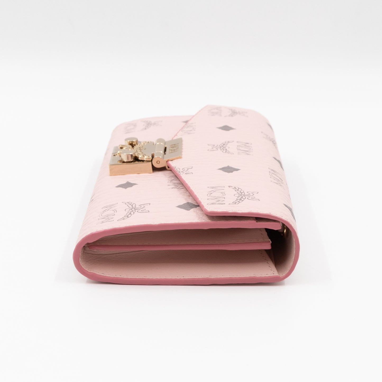 Tracy Chain Wallet Monogram Pink Leather