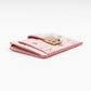 Mini Tracy Zip Card Case Monogram Pink Leather