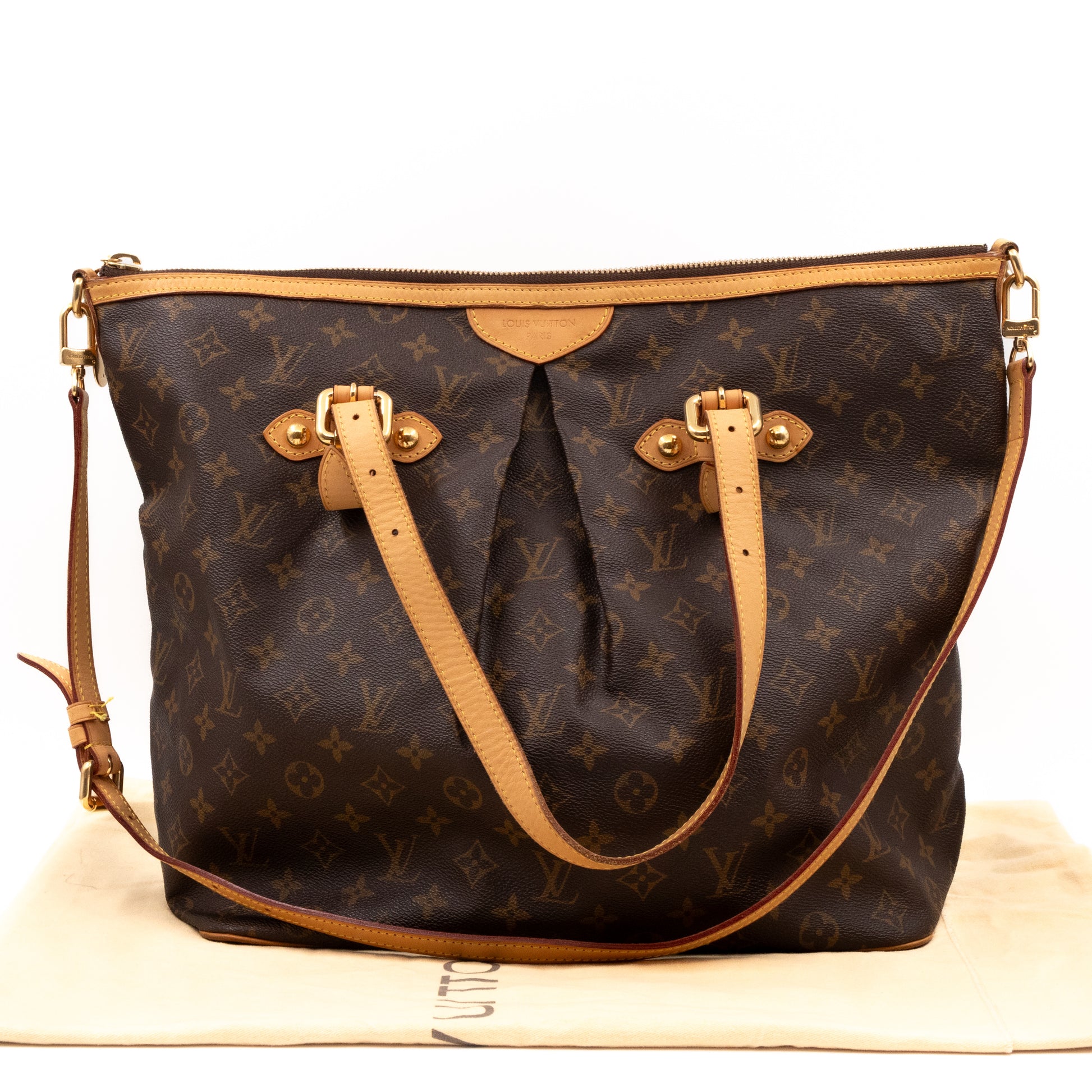 Louis Vuitton Monogram Canvas Palermo GM Bag - Luxury Helsinki