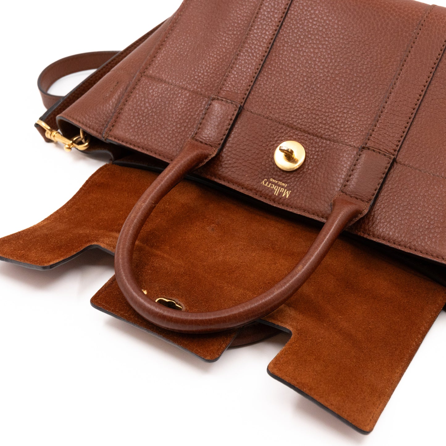 Small New Bayswater Oak Brown Leather